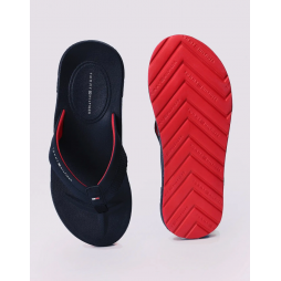 Solid Navy Pu Flip-Flops