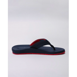 Solid Navy Pu Flip-Flops