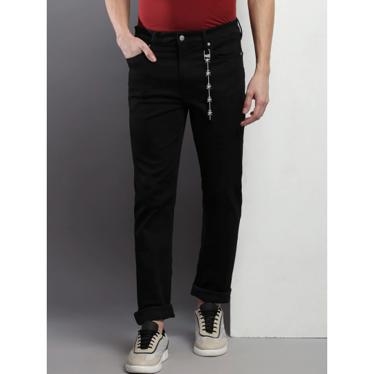 Mid Rise Slim Fit Twill Jeans