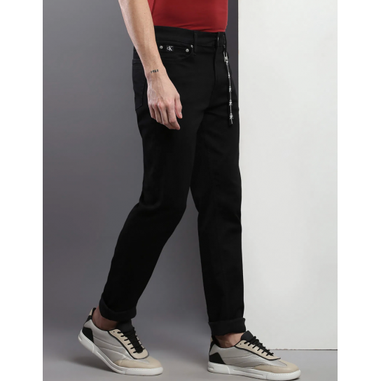 Mid Rise Slim Fit Twill Jeans